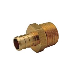 1/2" BRASS PEX MIP MALE  ADAPTER