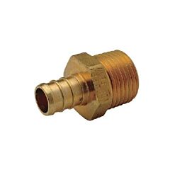 3/4" BRASS PEX MIP MALE  ADAPTER
