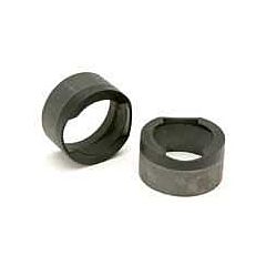 1" BLACK COPPER PEX CRIMP RING WITH POSITIONING CAP