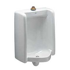 18-1/2" x 14-1/4" x 29", 20-3/4"/13-3/4" Rough-In, 3/4" Top Spud Inlet x 2" IPS Rear Outlet, 0.125 GPF, Vitreous China, Wall Mount, Extended Rim, Washout Flush Action, Ultra Low Consumption, Urinal with Integral Trap