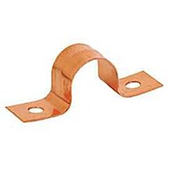 1/2" (CTS) COP 2-HOLE STRAP CLAMP