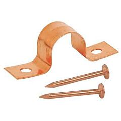 3/4" (CTS) COP 2-HOLE STRAP CLAMP