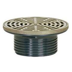 SIOUX CHIEF 832-4HNR FINISH LINE DRAIN FIXTURE ROUND NICKEL BRONZE
