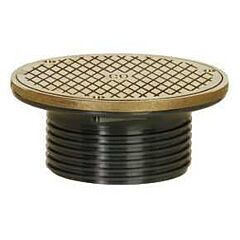 FINISH LINE TRIM 4" CLEANOUT PLUG NICKEL BRONZE (6 1/2")