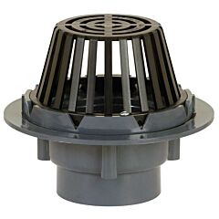SIOUX CHIEF 3" PVC ROOF DRAIN WITH POLY STRAINER 867-P3