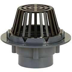 SIOUX CHIEF 4" ROOF SUMP W/2" OVERFLOW STAND PIPE INSTALLED 867-P4STP2
