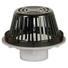SIOUX CHIEF 6" PVC ROOF DRAIN WITH POLY DOME SI868-P6