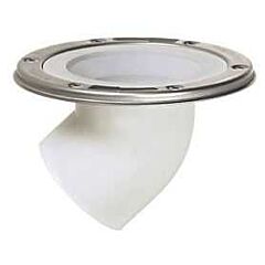 3" CLOSET RING PVC 45' SS SWIVEL