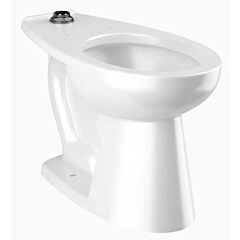 14" x 26-3/4" x 17", 10" or 12" Rough-In, 1-1/2" IPS Top Spud, 1.1 to 1.6 GPF, White, Hygienic Vitreous China, Floor Mount, Carbon Offset, Elongated, Universal, Floor Outlet, Water Closet
