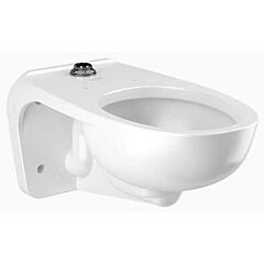 26-3/4" x 15" x 13-1/4", 5-1/8" or 6-1/8 to 8-1/8" Rough-In, 1-1/2" IPS Top Spud Inlet, 1.1 to 1.6 GPF, White, Hygienic Vitreous China, Wall Mount, Rear Outlet, Elongated Bowl, Water Closet