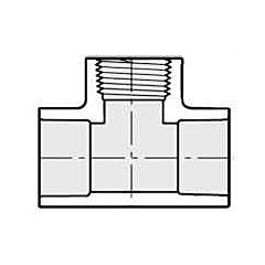 1/2" X 1/2" FIP TEE PVC