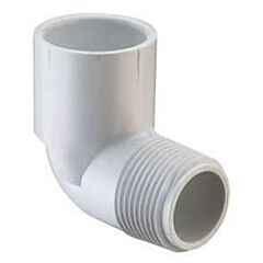 3/4 PVC 90 ST ELL MPT X SOC SCH40