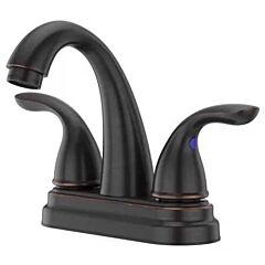 5-15/16" H x 4-1/4" Clearance x 3-7/8" Reach, 1/2"-14 NPSM, 4" Hole Center, 3-Hole Installation, 1.2 GPM, Lead-Free, Tuscan Bronze, Metal, Lever Handle, Ceramic Disc Valve, 2-Handle, Deck Mount, Bathroom Sink Faucet