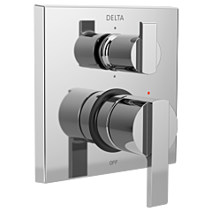 DELTA ANGULAR SHOWER TRIM CHROME T24967
