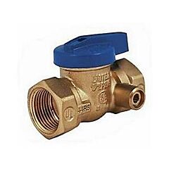 1" x 1", FPT x FPT, 175 PSI CWP, 1/4 Turn, 1-Piece, Gas Ball Valve