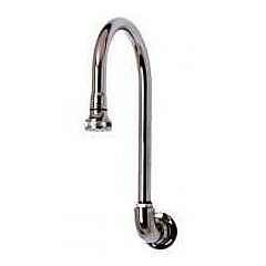 Rigid Gooseneck, Wall Mount, Rosespray, 5-1/2" Spread, 11-3/8" Height, 1/2" Npt Inlet