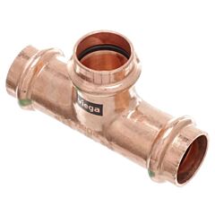 Copper Tee, C x C x C, 1-1/4" x 1-1/4" x 1/2" VIEGA PRESS