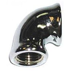 3/8" 90' ELBOW CHROME BRASS
