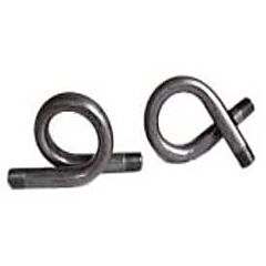 PIG TAIL STRAIGHT 1/4 BRASS