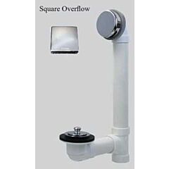 WATCO 901-PP-PVC-BZ HALF BATH WASTE KIT OIL RUBBED BRONZE PUSH PULL