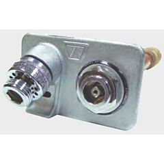 3/4" x 3/4", FPT x MHT, 12" Rough-In, 125 PSI, Brass Body, Loose Tee Key Handle, Self-Draining, Anti-Siphon, Freezeless, Wall Hydrant
