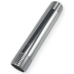 1/2" X 4" CHROME BRASS NIPPLE