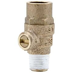 1/4" x 1/4", MPT x FPT, Lead-Free, Bronze, Screwdriver Slot Operator, Test Cock for LFTC Full Port Backflow Preventer/Isolation Valve