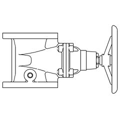 FEBCO 4" 8 HOLE FLANGED NO RISING GATE VALVE WITH TESTER