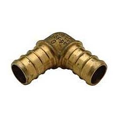 PEX 3/4" X 1/2" BRASS 90 NO LEAD