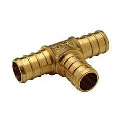 1 X 3/4 X 3/4 BRASS PEX TEE