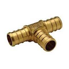 1 X 1 X 1/2 BRASS PEX TEE