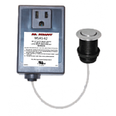 GARBAGE DISPOSAL AIR SWITCH CHROME
