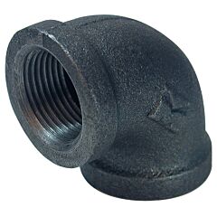 3/8" 90' ELBOW BLACK