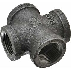 1/2" CROSS BLACK