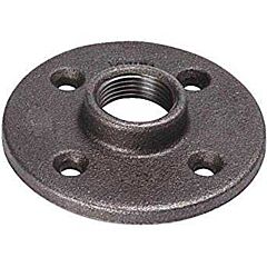 1/4" FLOOR FLANGE, BLACK