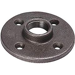 1-1/2" BLACK FLOOR FLANGE
