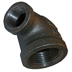 1 X 1/2 BLACK REDUCING 90 ELBOW