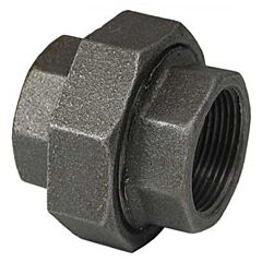 3/8" UNION BLACK