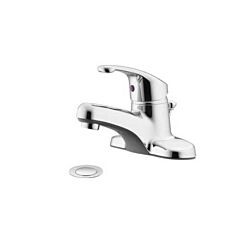 CLEVELAND 1-HANDLE FLAGSTONE LAV FAUCET W/POP UP CHROME