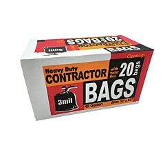 20 CONTRACTOR TRASH BAGS 42GAL