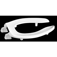 CENTOCO ELONGATED OPEN FRONT LESS COVER SEAT 2"" LIFT ADA