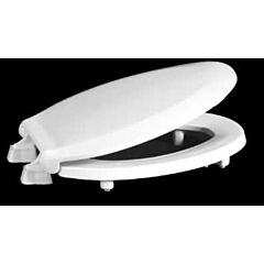 CENTOCO HL800STS 2"" LIFT SEAT ELONGATED CLOSED FRONT W/COVER