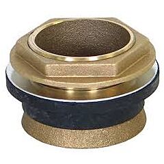 2 X 1-1/2 BRASS CLOSET SPUD ASSEMBLY