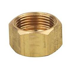1/4"" OD COMPRESSION CAP BRASS