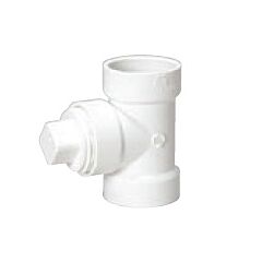3" PVC SCH40 CLEANOUT TEE W/PLUG