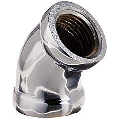 3/8" 45' ELBOW CHROME BRASS