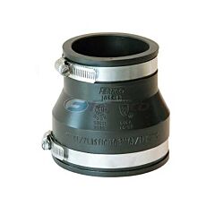 FERNCO 3" X 1 1/2" PVC/CAST IRON RUBBER COUPLING
