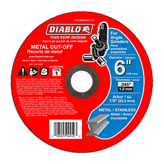 DIABLO 6"" CARBIDE METAL CUTTING BLADE 8TPI 2 PACK