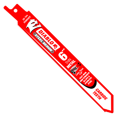 DIABLO 6"" CARBIDE STRIP THIN METAL SAWZALL BLADE