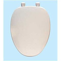 CENTOCO #600 BONE ELONGATED TOILET SEAT PLASTIC CLOSED FRONT